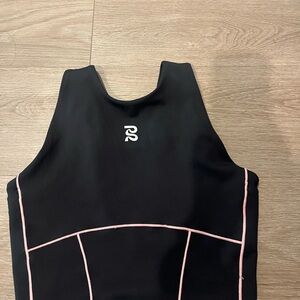 Bandit STAMINA™ POP STITCH VOLTA™ CROP - BLACK / MAUVE size Small